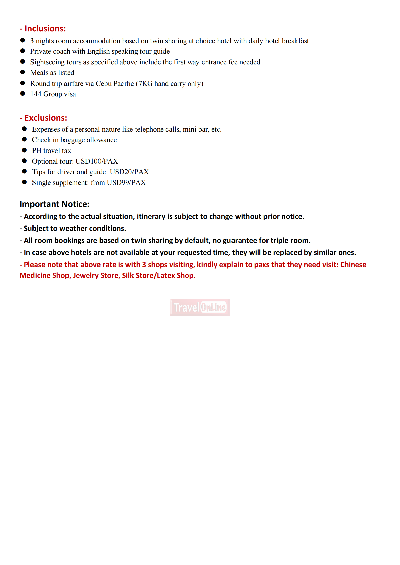 HongKongShenzhen+Zhuhai 4D3N (5J), 2026 : AS LOW AS $229/PAX itinerary