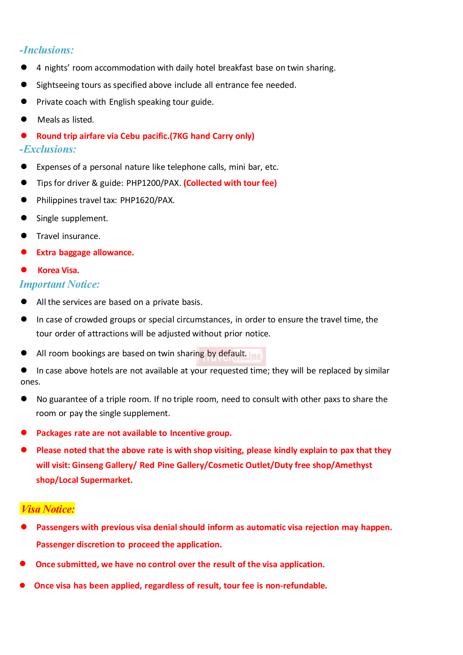 Manila Seoul 6D4N (VIA 5J), 2026:  AS LOW AS ₱29,888/PAX itinerary