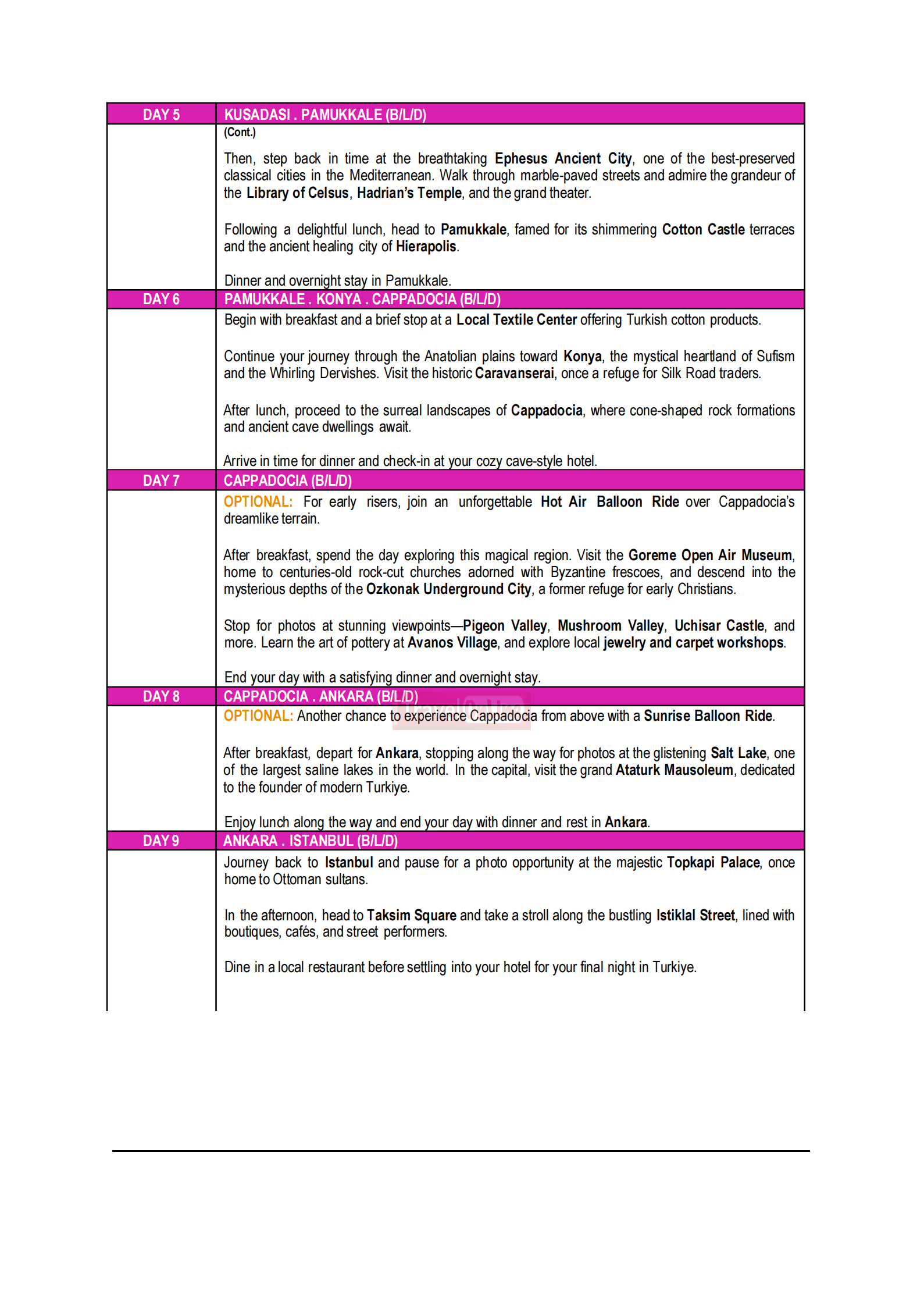 TURKEY (Treasures of Turkiye-Out Davao) 2026: AS LOW AS $1888/PAX itinerary