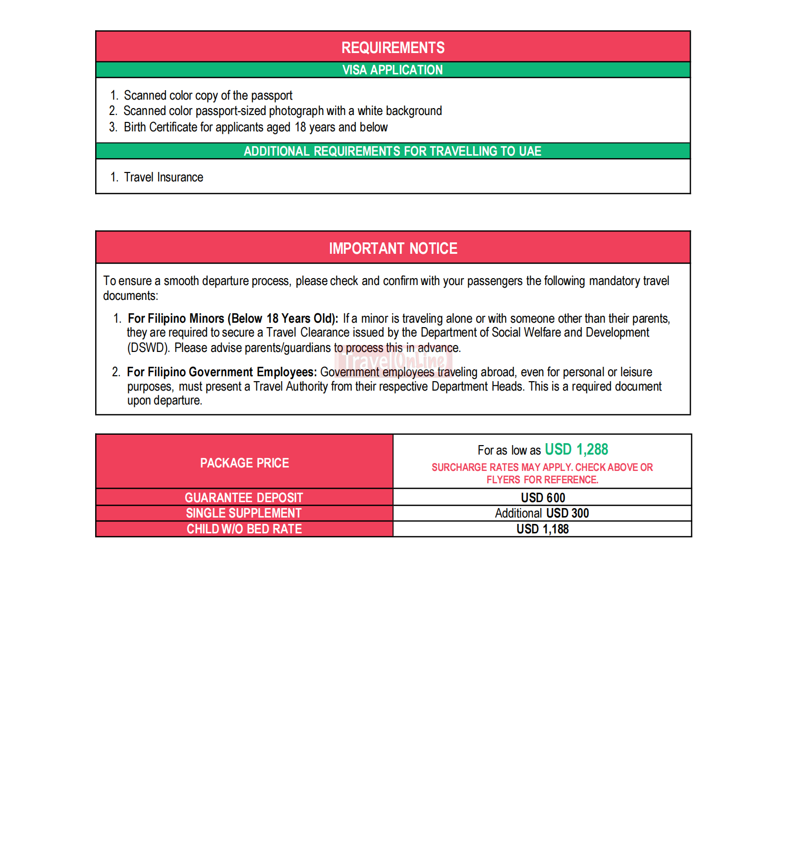 HABIBI DUBAI ABU DHABI 2026: AS LOW AS $1288/PAX itinerary