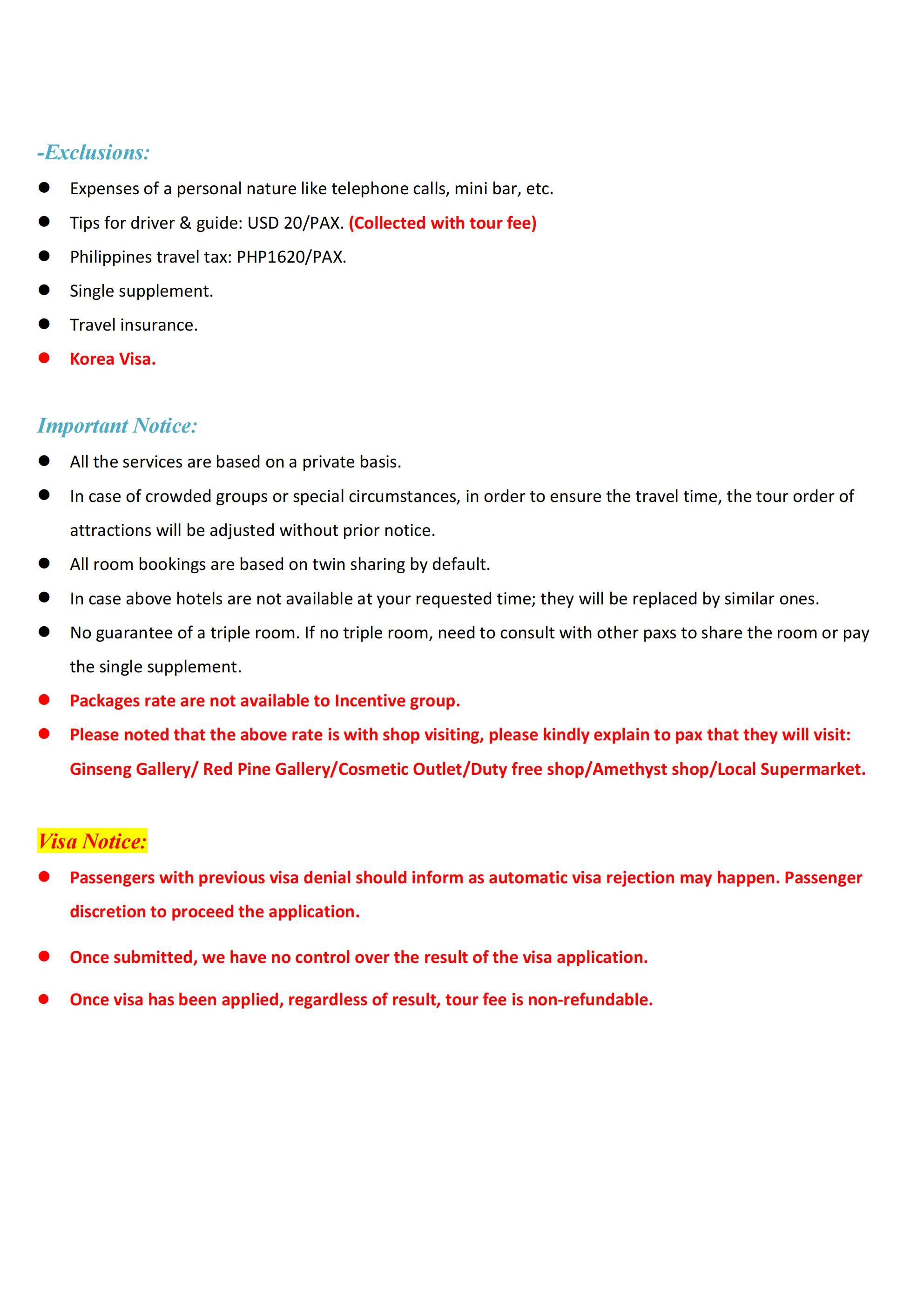 Manila Seoul 5D4N (VIA PAL) , 2026: AS LOW AS $659/PAX itinerary