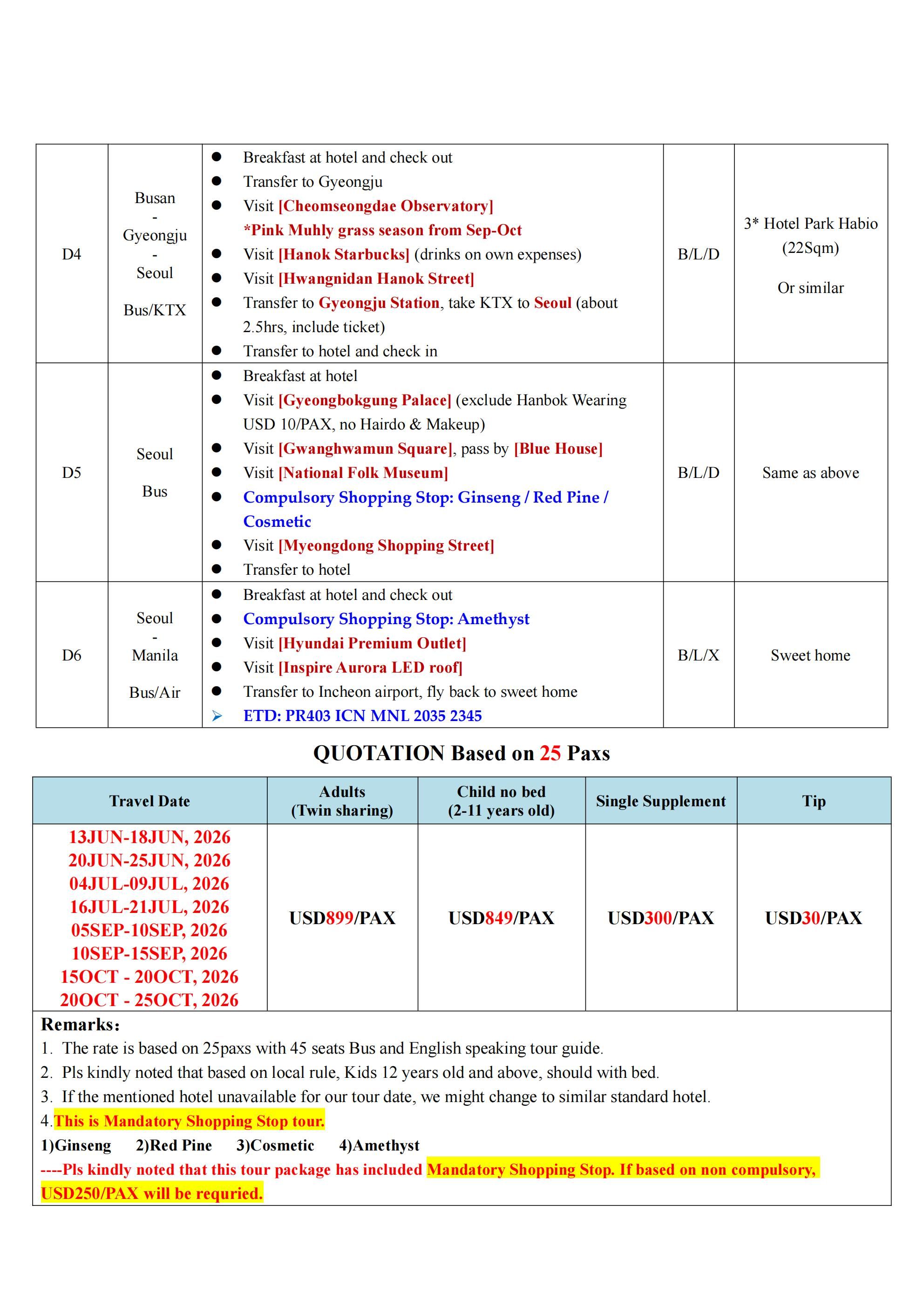 Tokyo-Mt.Fuji-Okazaki-Nara-Osaka-6D5N-Tour: AS LOW AS $1349/PAX itinerary