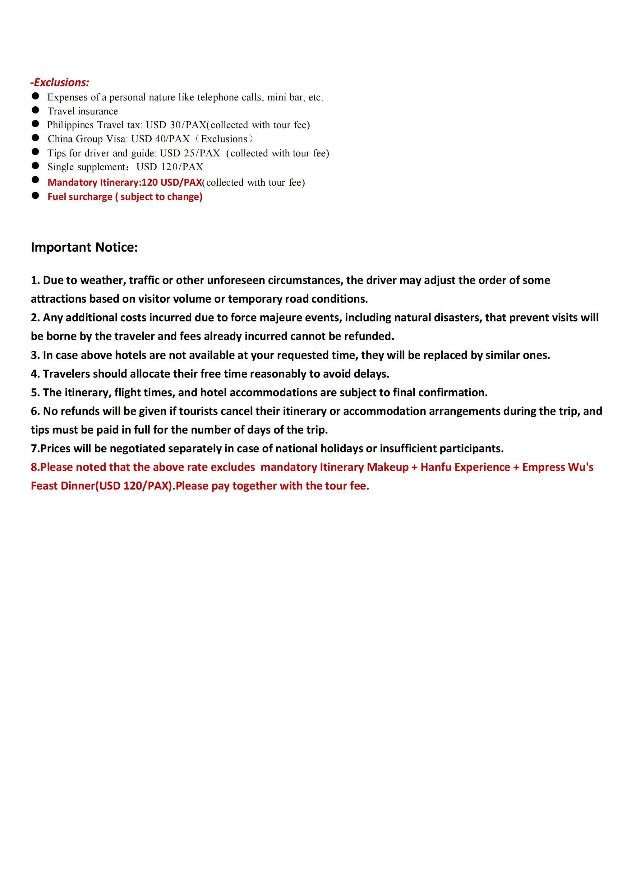 Manila-Zhengzhou+Luoyang,Henan(Via Guangzhou)5D4N,2026: AS LOW AS $599/PAX itinerary