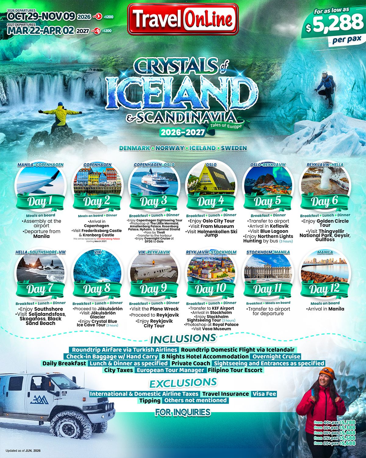 Crystals of Iceland and Scandinavia 2026: AS LOW AS $5288 promo image