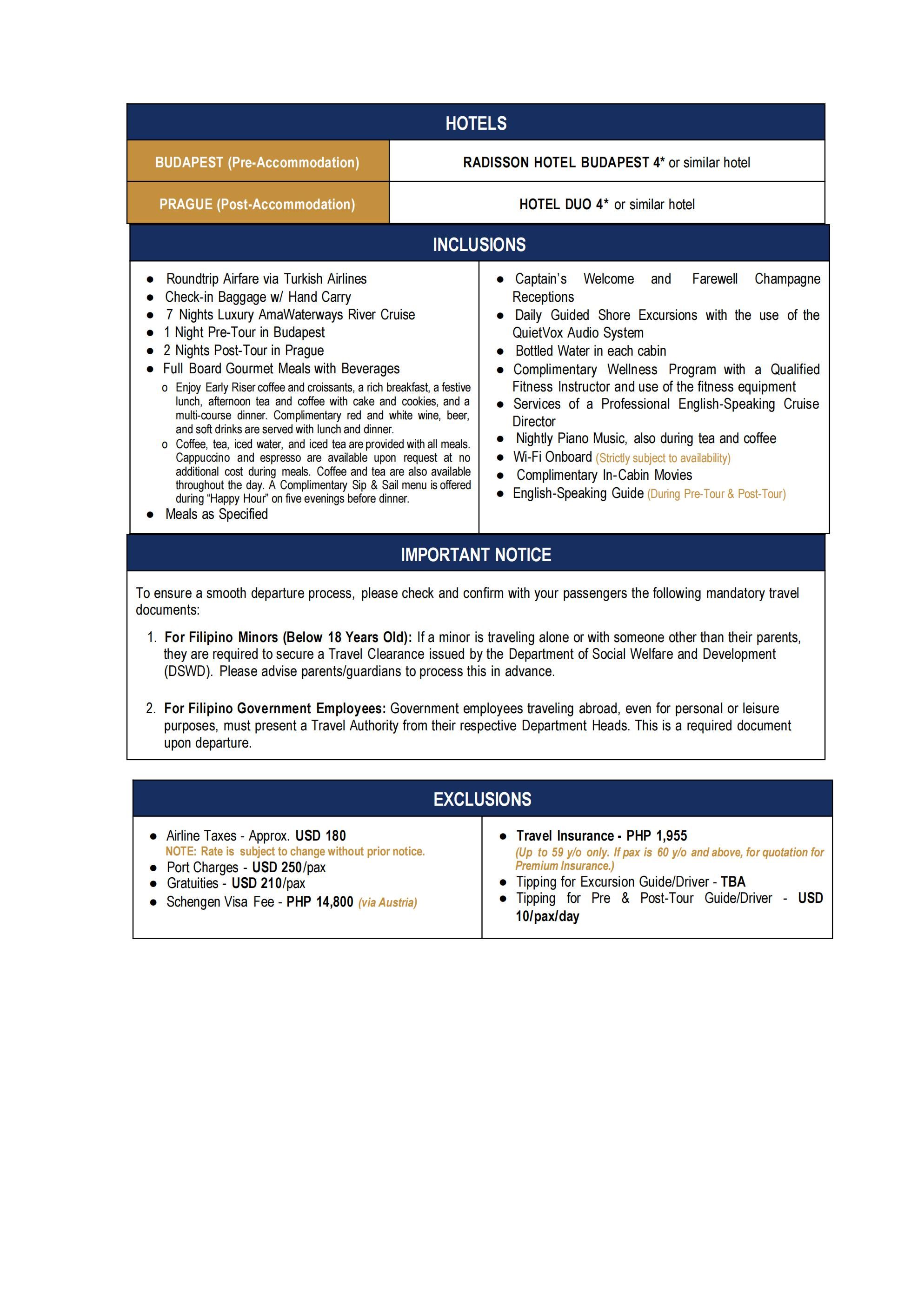CRUISE (Premium Luxury River Cruise_Ama Waterways-AmaMora) 2026: AS LOW AS $3888/PAX itinerary