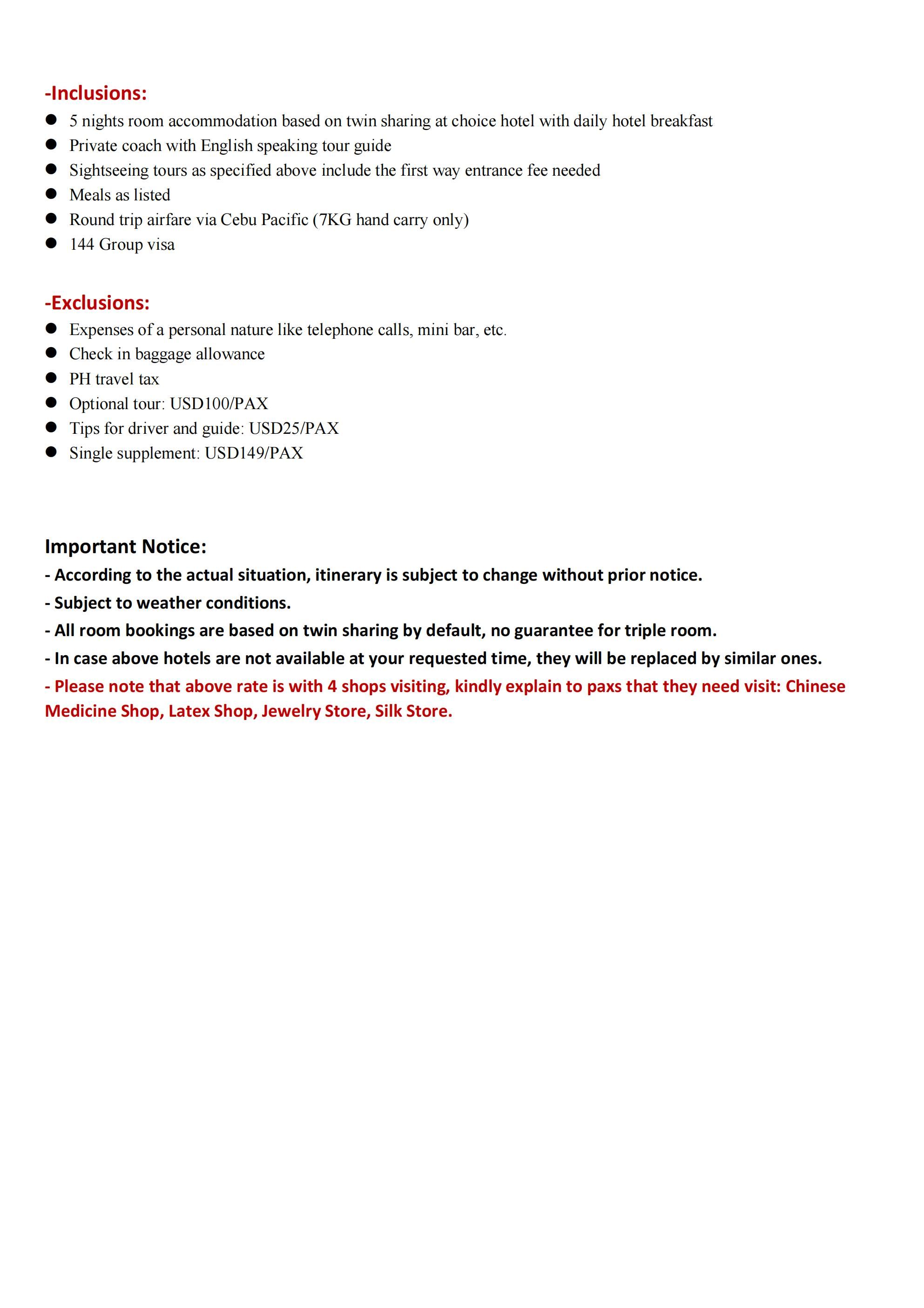 HongKong+Macau+Shenzhen+Canton+Zhuhai 6D5N, 2026: AS LOW AS $368/PAX itinerary