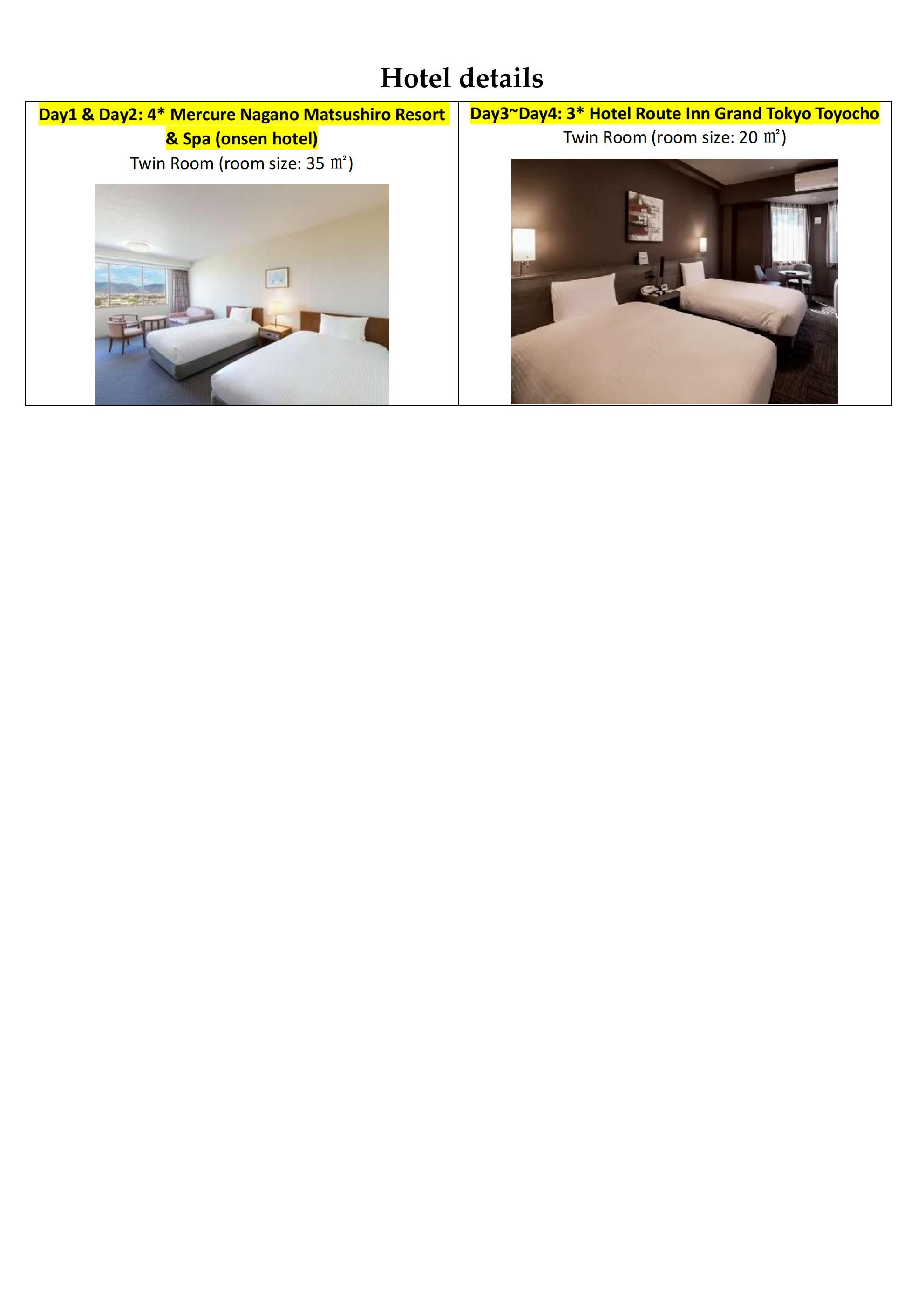 Tokyo-Karuizawa-Nagano 5D4N ALL IN Tour: AS LOW AS $1299/PAX itinerary
