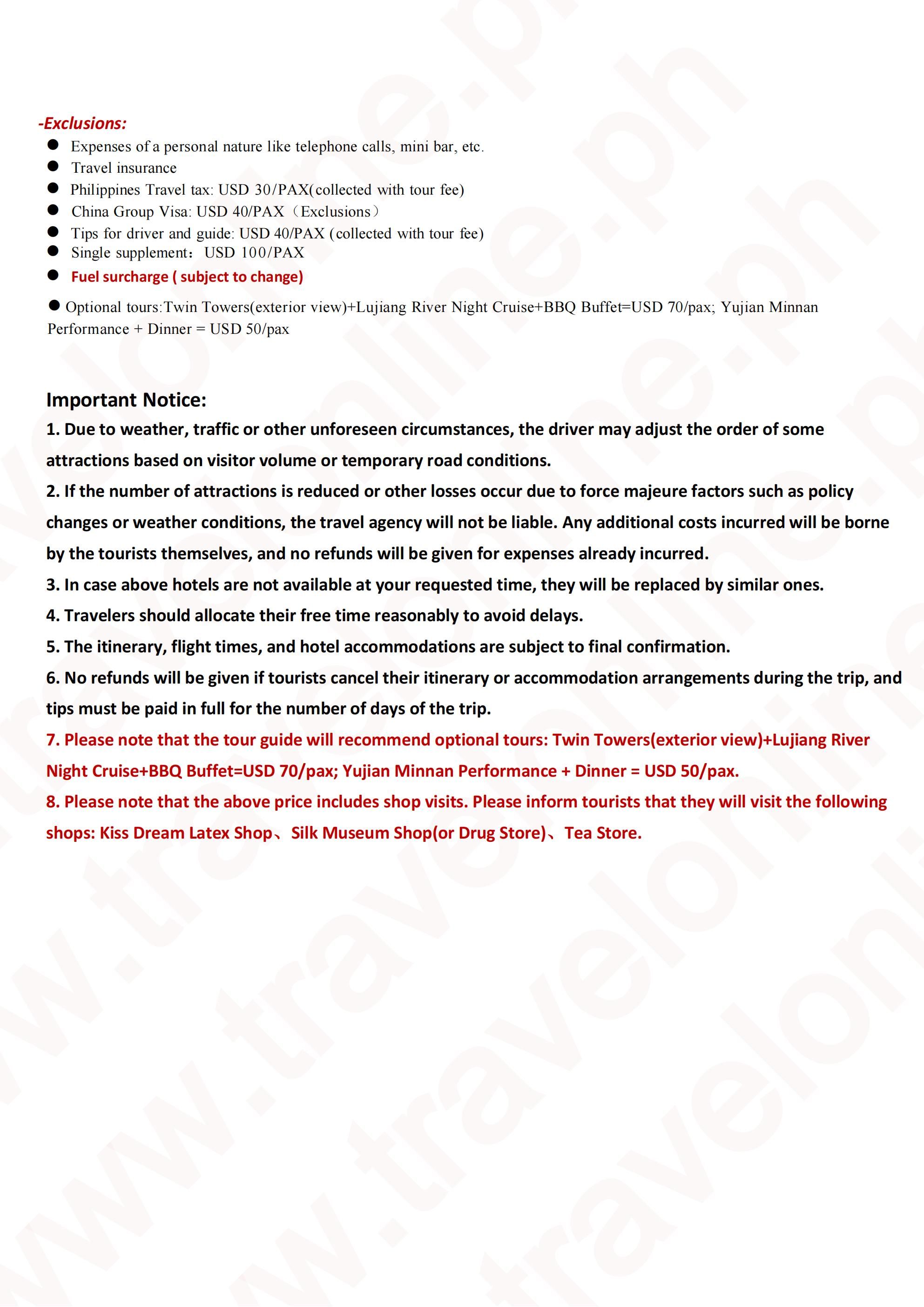 Manila-Xiamen+Hua'an Tulou 4D3N,2026: AS LOW AS $299/PAX itinerary