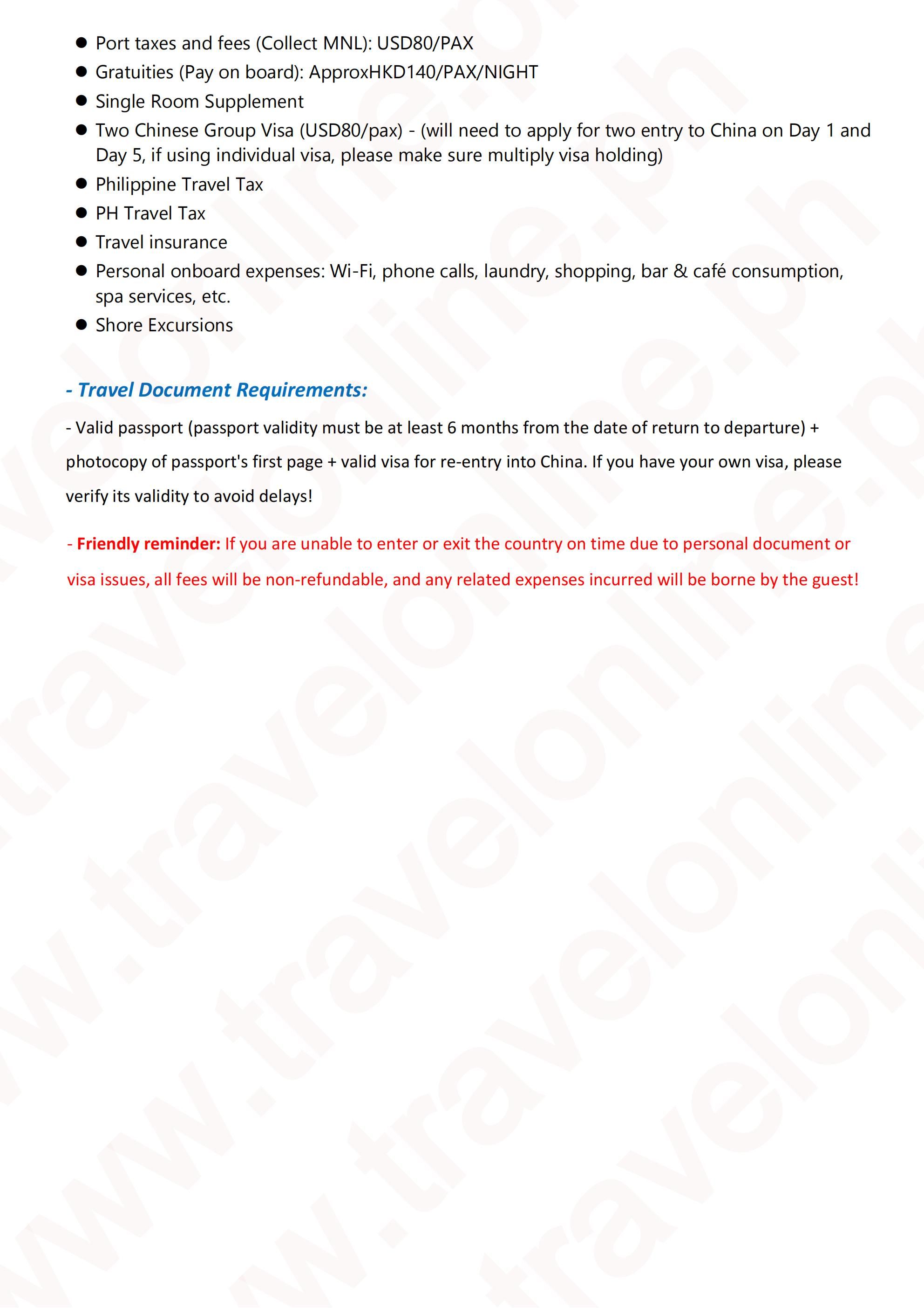 (FIY+CRUISE) Adora Magic City Cruise 5D4N (China Shanghai),2026: AS LOW AS $1188/PAX itinerary