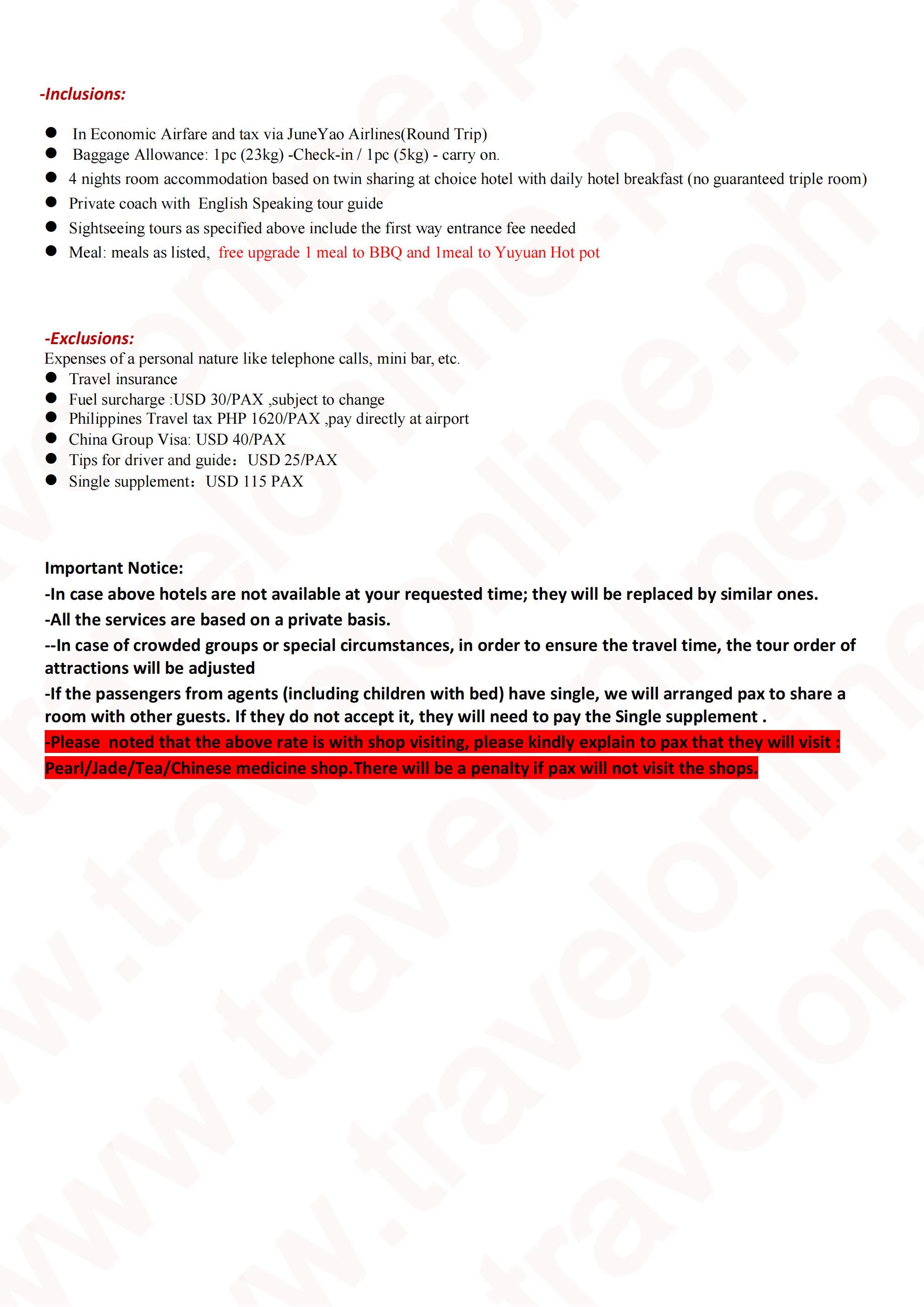 Shanghai+Anji 5D4N Skiing Tour(HO),2027: AS LOW AS  $668/PAX itinerary