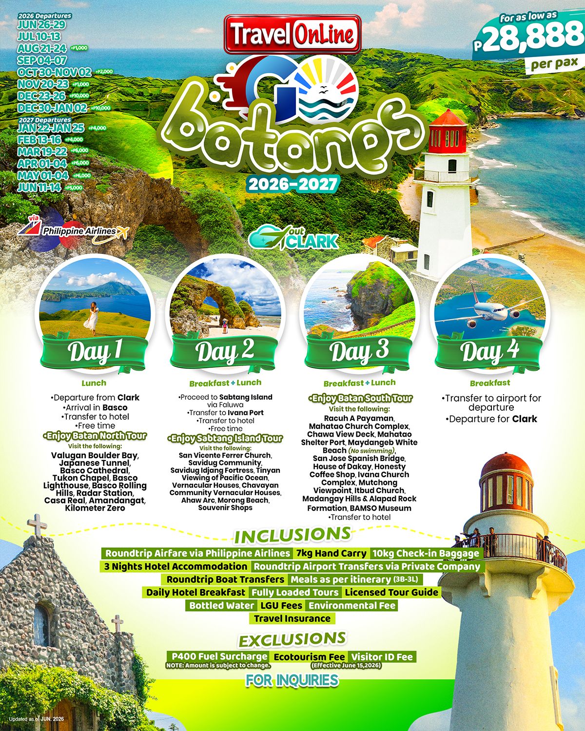 BATANES 2026: AS LOW AS ₱28888/PAX promo image
